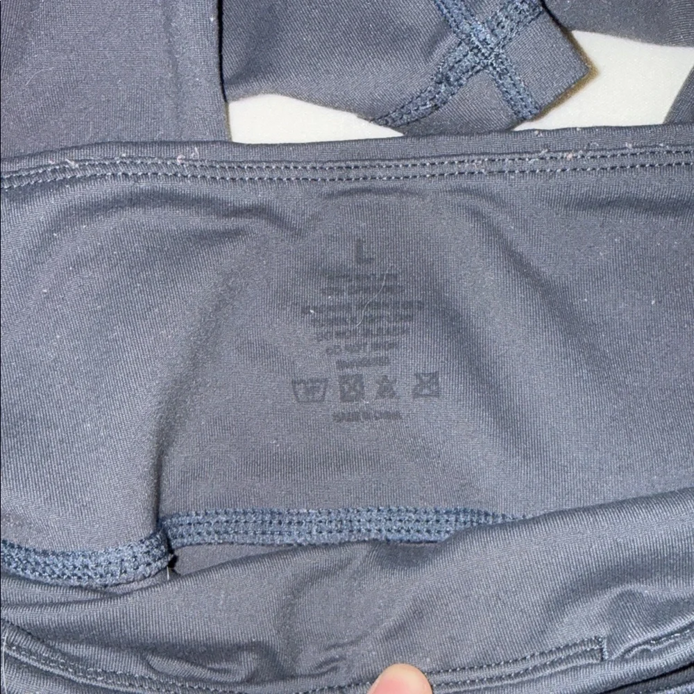 Dark Grey/Slightly Blue Flared Yoga Pants